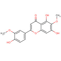 18085-97-7 5,7-Dihydroxy-2-(4-hydroxy-3-methoxyphenyl)-6-methoxy-4H-chromen-4-one chemical structure