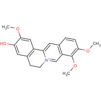 3621-38-3 jatrorrhizine chemical structure