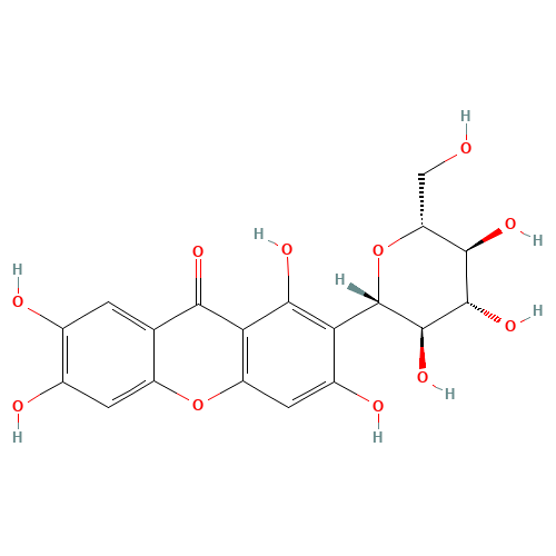 4773-96-0 (1S)-1,5-Anhydro-1-(1,3,6,7-tetrahydroxy-9-oxo-9H-xanthen-2-yl)-D-glucitol chemical structure
