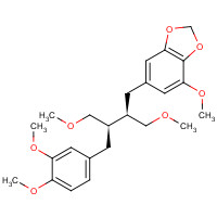 50656-77-4 6-[(2R,3R)-3-(3,4-Dimethoxybenzyl)-4-methoxy-2-(methoxymethyl)butyl]-4-methoxy-1,3-benzodioxole chemical structure