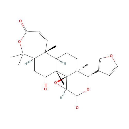 751-03-1 (5aR,5bR,7aS,8R,10aS,11aR,11bR,13aR)-8-(3-Furyl)-1,1,5a,7a,11b-pentamethyl-5b,6,7,7a,8,11b,13,13a-octahydrooxireno[4,4a]isochromeno[6,5-g][2]benzoxepine-3,10,12(1H,5aH,10aH)-trione chemical structure