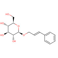 85026-55-7 (2E)-3-Phenyl-2-propen-1-yl b-D-glucopyranoside chemical structure
