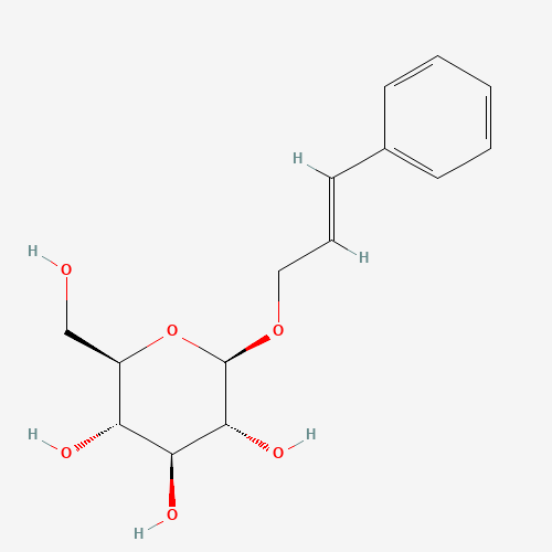 85026-55-7 (2E)-3-Phenyl-2-propen-1-yl b-D-glucopyranoside chemical structure