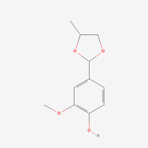 68527-74-2 VANILLIN PROPYLENE GLYCOL ACETAL chemical structure
