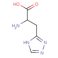 3184-54-1 BETA-(1,2,4-TRIAZOL-3-YL)-DL-ALANINE chemical structure