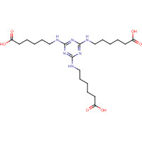 80584-91-4 6,6',6''-(1,3,5-Triazine-2,4,6-triyltriimino)trihexanoic acid chemical structure