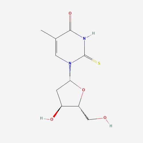 28585-51-5 1-(2-Deoxy-b-D-erythro-pentofuranosyl)-5-methyl-2-thioxo-2,3-dihydro-4(1H)-pyrimidinone chemical structure