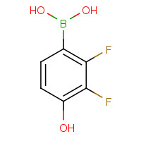 1261169-72-5 (2,3-Difluoro-4-hydroxyphenyl)boronic acid chemical structure