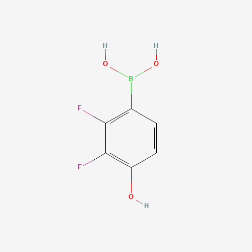 1261169-72-5 (2,3-Difluoro-4-hydroxyphenyl)boronic acid chemical structure