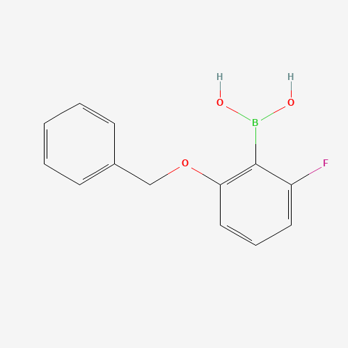 1217500-53-2 (2-benzyloxy-6-fluoro-phenyl)boronic acid chemical structure