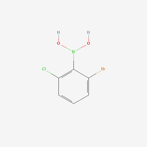 1107580-65-3 (2-Bromo-6-chlorophenyl)boronic acid chemical structure