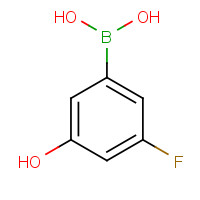 871329-82-7 (3-Fluoro-5-hydroxyphenyl)boronic acid chemical structure