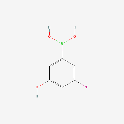 871329-82-7 (3-Fluoro-5-hydroxyphenyl)boronic acid chemical structure