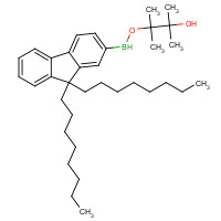 302554-81-0 3-Hydroxy-2,3-dimethyl-2-butanyl hydrogen (9,9-dioctyl-9H-fluoren-2-yl)boronate chemical structure