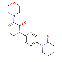 545445-44-1 3-Morpholin-4-yl-1-[4-(2-oxopiperidin-1-yl)phenyl]-5,6-dihydro-1H-pyridin-2-one chemical structure