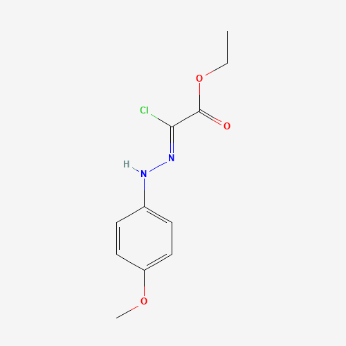 27143-07-3 Acetic acid, 2-chloro-2-[2-(4-methoxyphenyl)hydrazinylidene], ethyl ester chemical structure