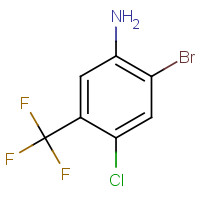 193090-44-7 2-Bromo-4-chloro-5-(trifluoromethyl)benzenamine chemical structure