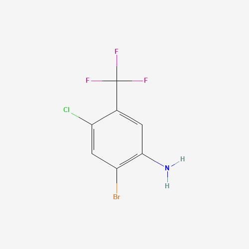 193090-44-7 2-Bromo-4-chloro-5-(trifluoromethyl)benzenamine chemical structure