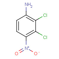 69951-03-7 BENZENAMINE, 2,3-DICHLORO-4-NITRO- chemical structure