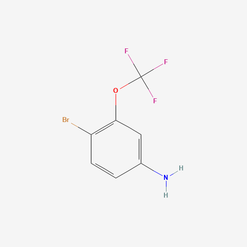 116369-25-6 4-BROMO-3-TRIFLUOROMETHOXY-PHENYLAMINE chemical structure