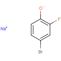 154868-20-9 4-Bromo-2-fluorophenol sodium salt chemical structure