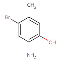 848358-81-6 2-amino-4-bromo-5-methylphenol chemical structure