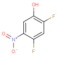 113512-57-5 2,4-Difluoro-5-nitrophenol chemical structure