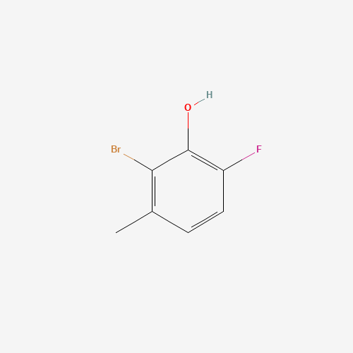 1226808-63-4 2-BROMO-6-FLUORO-3-METHYLPHENOL chemical structure