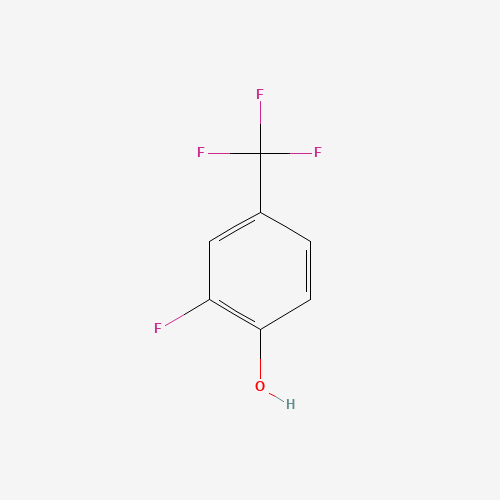 77227-78-2 2-FLUORO-4-(TRIFLUOROMETHYL)PHENOL chemical structure
