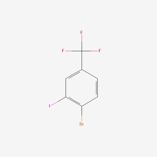 640280-28-0 4-Bromo-3-iodobenzotrifluoride chemical structure