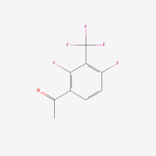 1202679-46-6 2',4'-Difluoro-3'-(trifluoromethyl) acetophenone chemical structure