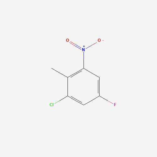 502496-35-7 2-CHLORO-4-FLUORO-6-NITROTOLUENE chemical structure