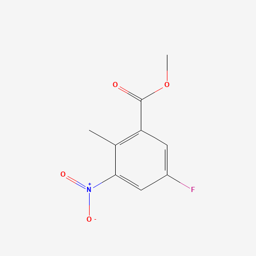 697739-03-0 5-FLUORO-2-METHYL-3-NITRO-BENZOIC ACID METHYL ESTER chemical structure