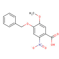 60547-92-4 4-BENZYLOXY-5-METHOXY-2-NITRO-BENZOIC ACID chemical structure