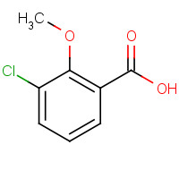 3260-93-3 3-chloro-2-methoxybenzoic acid chemical structure
