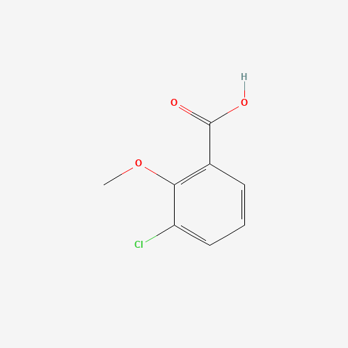 3260-93-3 3-chloro-2-methoxybenzoic acid chemical structure