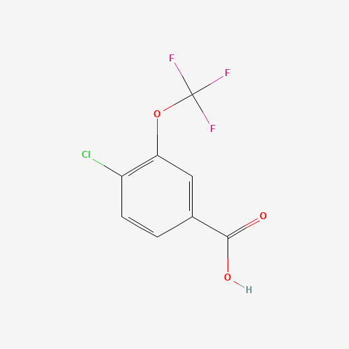 886500-50-1 4-CHLORO-3-(TRIFLUOROMETHOXY)BENZOIC ACID chemical structure