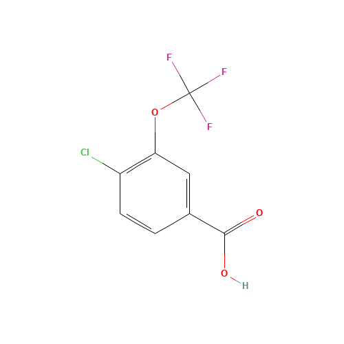 886500-50-1 4-CHLORO-3-(TRIFLUOROMETHOXY)BENZOIC ACID chemical structure