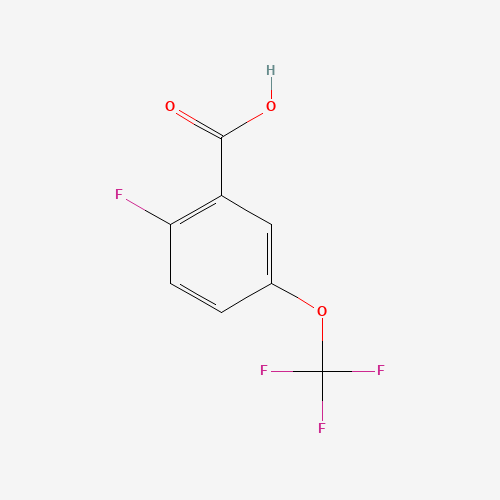 886497-85-4 2-FLUORO-5-(TRIFLUOROMETHOXY)BENZOIC ACID chemical structure