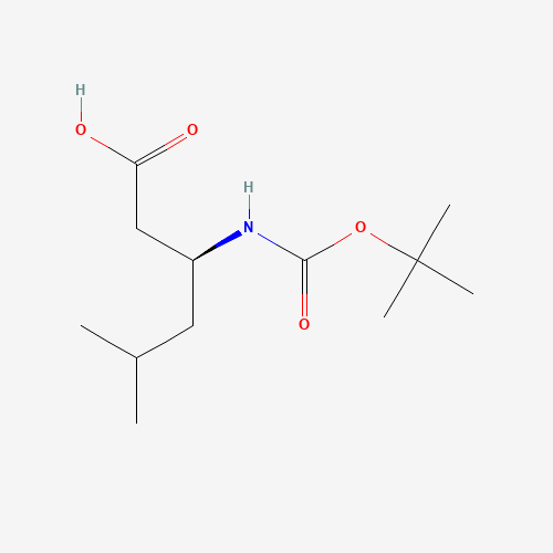 132549-43-0 BOC-L-BETA-HOMOLEUCINE chemical structure