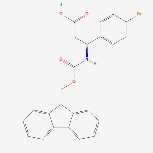 220497-68-7 FMOC-(S)-3-AMINO-3-(4-BROMO-PHENYL)-PROPIONIC ACID chemical structure