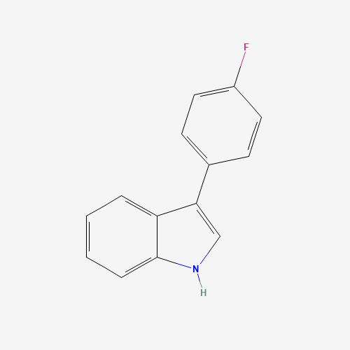 101125-32-0 3-(4-FLUORO-PHENYL)-1H-INDOLE chemical structure