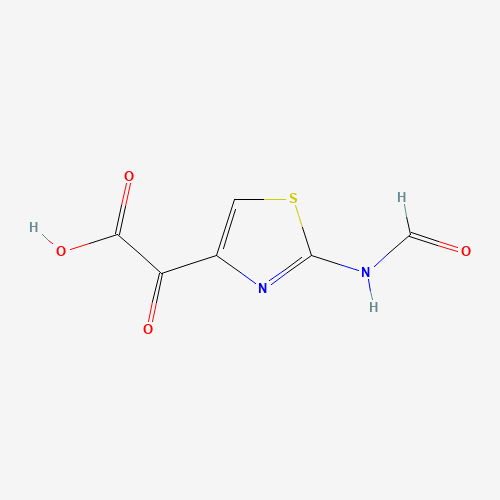 64987-06-0 (2-Formamido-1,3-thiazol-4-yl)glyoxylic acid chemical structure