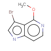 1000341-22-9 3-BROMO-4-METHOXY-5-AZAINDOLE chemical structure
