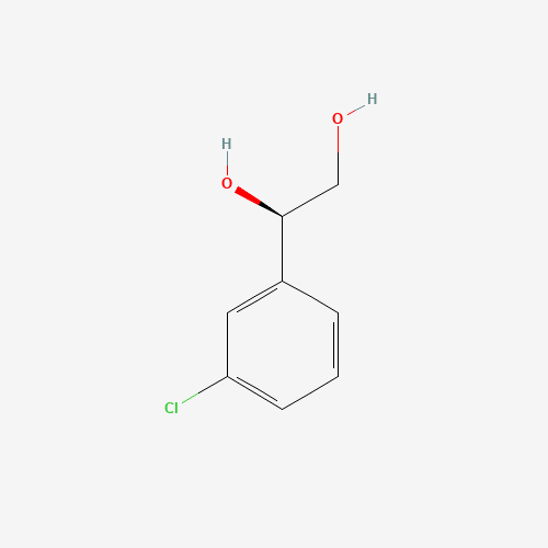 80051-04-3 (1R)-1-(3-Chlorophenyl)-1,2-ethanediol chemical structure