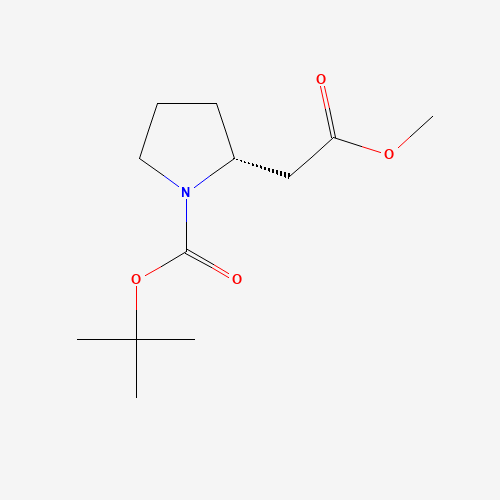 132482-05-4 Methyl (2R)-2-pyrrolidinylacetate chemical structure