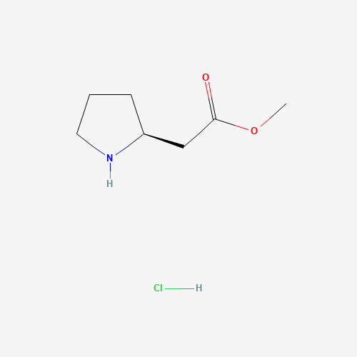 259868-83-2 Methyl (2S)-2-pyrrolidinylacetate hydrochloride (1:1) chemical structure