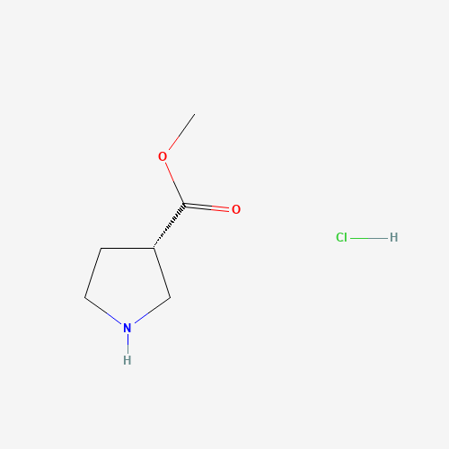 1099646-61-3 Methyl (3S)-3-pyrrolidinecarboxylate hydrochloride (1:1) chemical structure