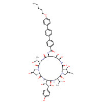 166663-25-8 Anidulafungin chemical structure