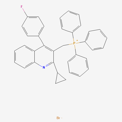 154057-58-6 {[2-Cyclopropyl-4-(4-fluorophenyl)-3-quinolinyl]methyl}(triphenyl)phosphonium bromide chemical structure